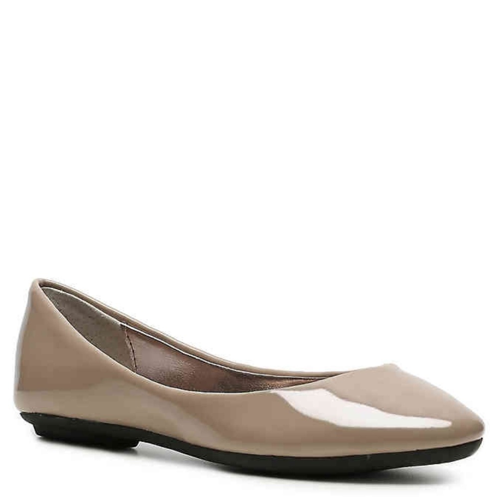 Steve Madden Heaven Patent Ballet Flats Nude